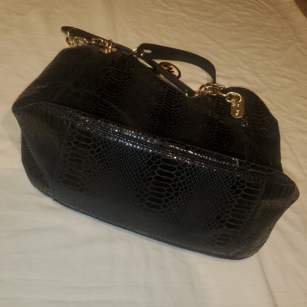 Michael KORS Patton python leather Fulton bag - Picture 11 of 11